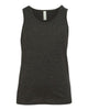Dark Grey Heather - BELLA + CANVAS 3480YCVC - Size: L