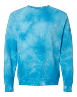Tie Dye Aqua Blue - Independent Trading Co. - Independent Trading Co. PRM3500TD - Size: 2XL