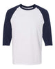 White/ Navy - Gildan - Gildan 5700 - Size: 2XL