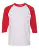 White/ Red - Gildan - Gildan 5700 - Size: 2XL