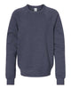 Heather Navy - BELLA + CANVAS 3901Y - Size: L
