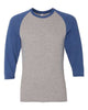 Oxford/ True Blue Heather - JERZEES 601RR - Size: 2XL