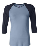 Baby Blue/ Navy - BELLA + CANVAS 2000 - Size: 2XL