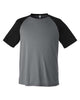 Dark Grey Heather/ Black - Team 365 TT62 - Size: 2XL
