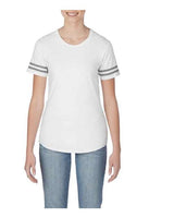 White/ Graphite Heather - Gildan - Gildan 500VTL - Size: L