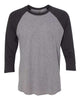 Vintage Black Sleeves/ Premium Heather Body - Next Level - Next Level 6051 - Size: 2XL