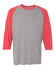 Oxford/ Fiery Red Heather - JERZEES 601RR - Size: 2XL