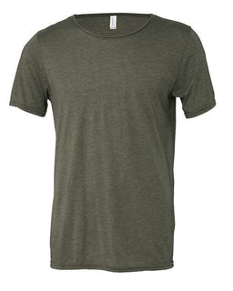 Military Green Triblend - BELLA + CANVAS 3414 - Size: L