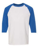 White/ Royal - Gildan - Gildan 5700 - Size: 2XL