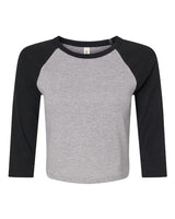 Athletic Heather/ Black - BELLA + CANVAS 1200 - Size: 2XL