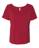 Red Speckled - BELLA + CANVAS 8816 - Size: S