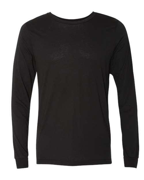 Solid Black Triblend - BELLA + CANVAS 3513 - Size: 2XL
