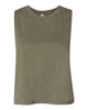 Heather Olive - BELLA + CANVAS 6682 - Size: S