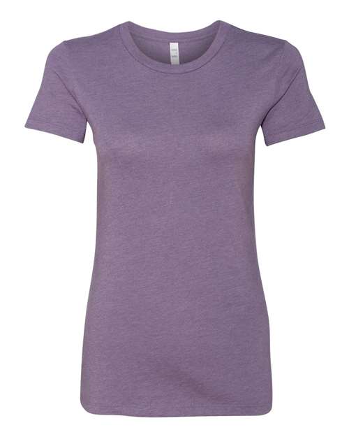 Heather Purple - BELLA + CANVAS 6004 - Size: M