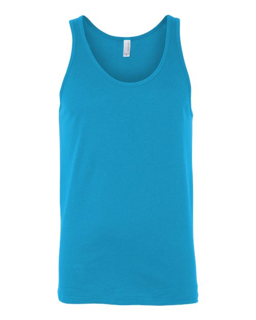 Neon Blue - BELLA + CANVAS 3480CVC - Size: 2XL