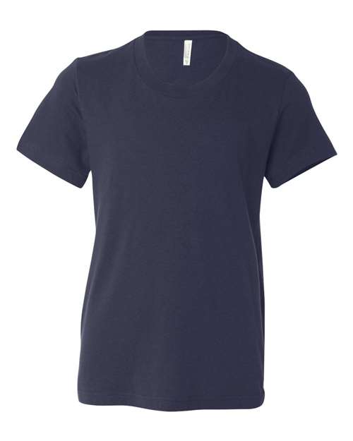 Navy - BELLA + CANVAS 3001Y - Size: L