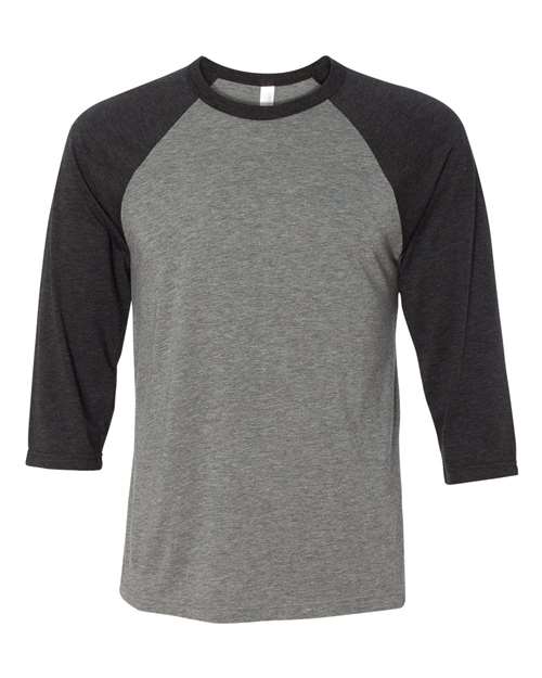 Grey/ Charcoal Black Triblend - BELLA + CANVAS 3200 - Size: 2XL