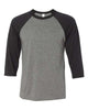 Grey/ Charcoal Black Triblend - BELLA + CANVAS 3200 - Size: 2XL