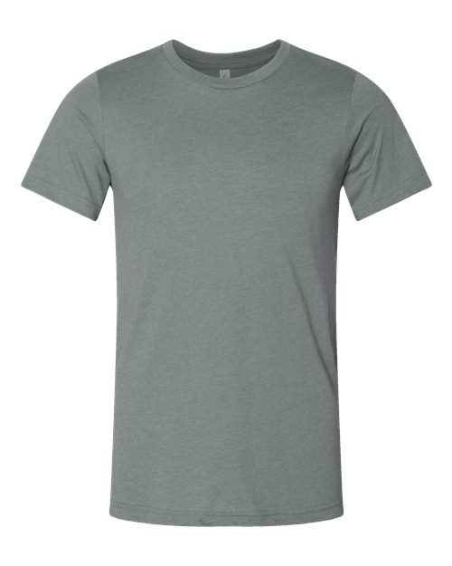 Heather Blue Storm - BELLA + CANVAS 3001CVC - Size: 2XL
