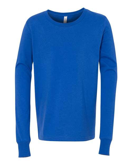 True Royal - BELLA + CANVAS 3501Y - Size: L