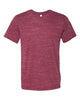Maroon Marble - BELLA + CANVAS 3650 - Size: 2XL