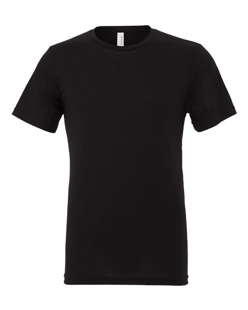Solid Black Triblend - BELLA + CANVAS 3413 - Size: 2XL