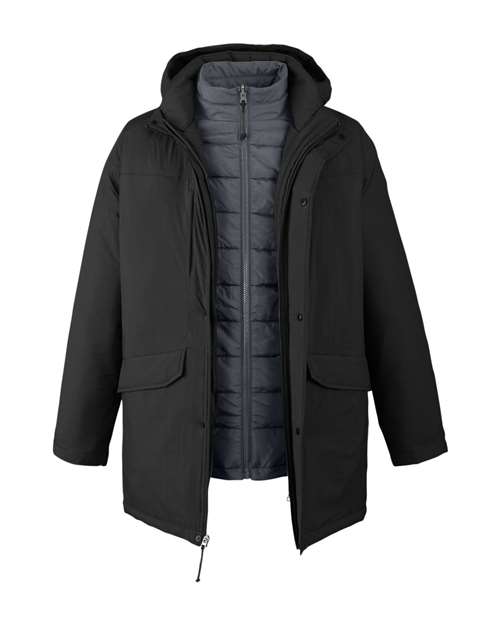 Black/ Carbon - CORE365 CE725 - Size: 2XL