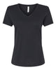 Solid Black Blend - BELLA + CANVAS 6405CVC - Size: 2XL