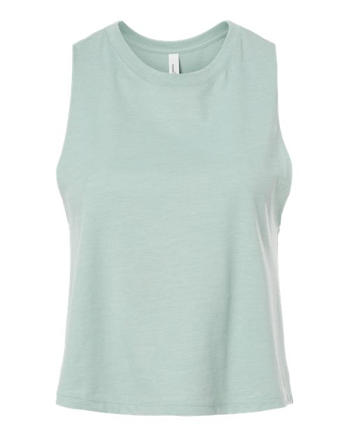 Heather Dusty Blue - BELLA + CANVAS 6682 - Size: S