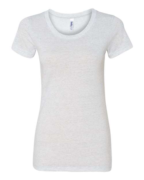 White Fleck Triblend - BELLA + CANVAS 8413 - Size: 2XL