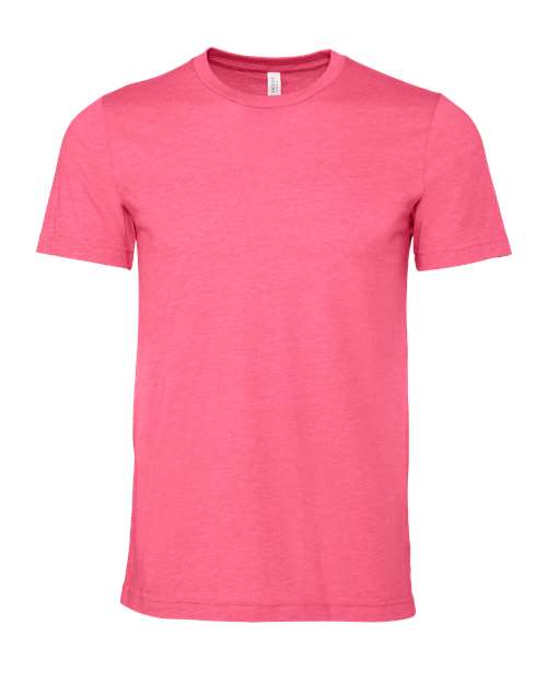 Heather Charity Pink - BELLA + CANVAS 3001CVC - Size: 2XL