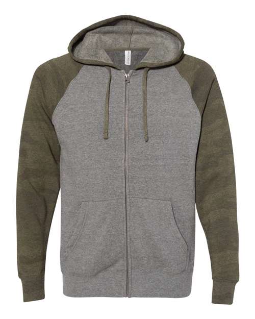 Nickel Heather/ Forest Camo - Independent Trading Co. - Independent Trading Co. PRM33SBZ - Size: 2XL
