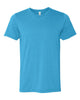Heather Aqua - BELLA + CANVAS 3001CVC - Size: 2XL