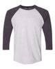 Vintage Purple Sleeves/ Heather White Body - Next Level - Next Level 6051 - Size: 2XL
