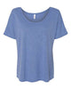 Blue Triblend - BELLA + CANVAS 8816 - Size: S