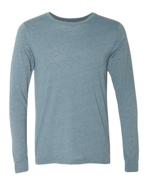 Heather Slate - BELLA + CANVAS 3501CVC - Size: L