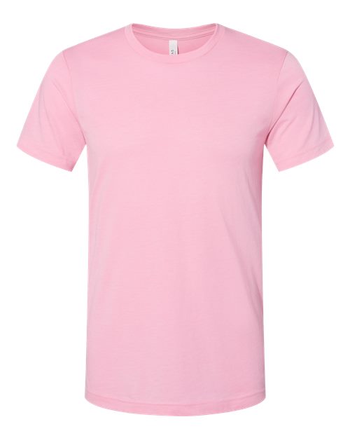 Heather Bubble Gum - BELLA + CANVAS 3001CVC - Size: 2XL
