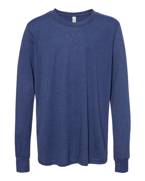 Navy Triblend - BELLA + CANVAS 3513Y - Size: L