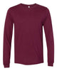 Maroon - BELLA + CANVAS 3501 - Size: S