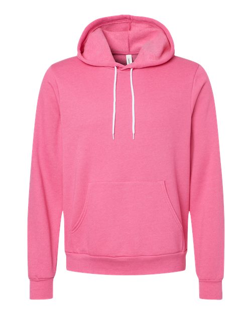Heather Charity Pink - BELLA + CANVAS 3719 - Size: L