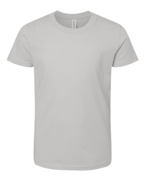 Solid Athletic Grey - BELLA + CANVAS 3001Y - Size: L
