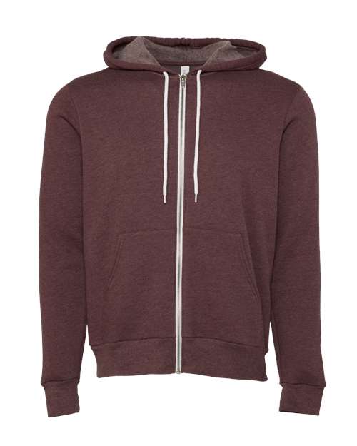 Heather Maroon - BELLA + CANVAS 3739 - Size: 2XL