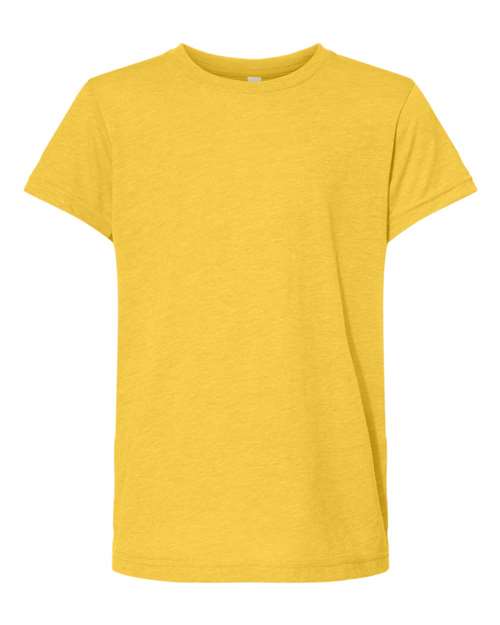 Yellow Gold Triblend - BELLA + CANVAS 3413Y - Size: S