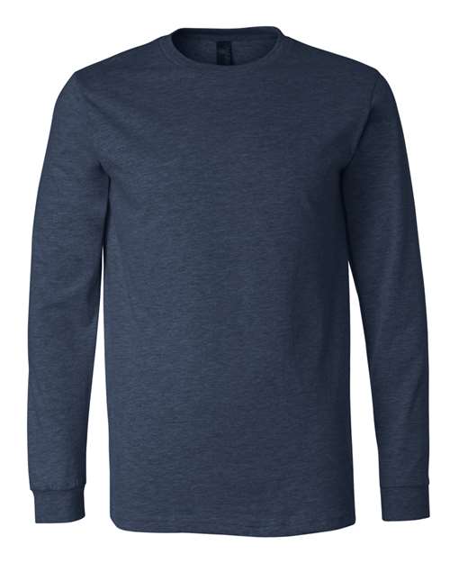 Heather Navy - BELLA + CANVAS 3501CVC - Size: 2XL