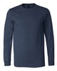 Heather Navy - BELLA + CANVAS 3501CVC - Size: 2XL