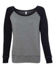 Deep Heather/ Black - BELLA + CANVAS 7501 - Size: M