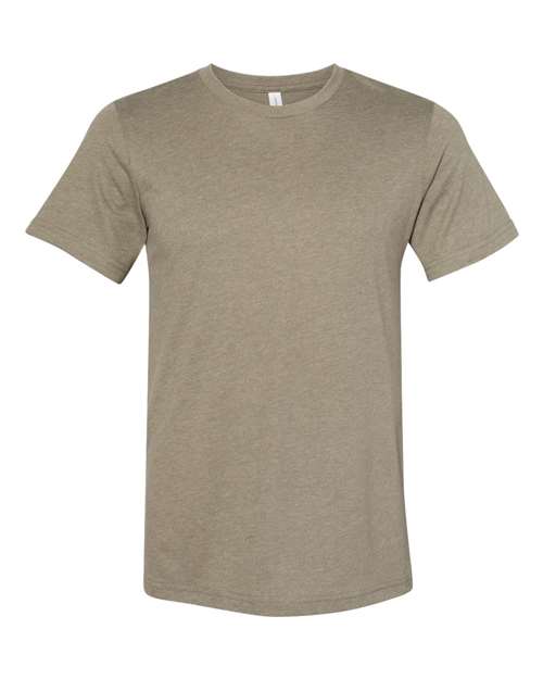 Heather Olive - BELLA + CANVAS 3301 - Size: S