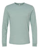 Heather Dusty Blue - BELLA + CANVAS 3501CVC - Size: M