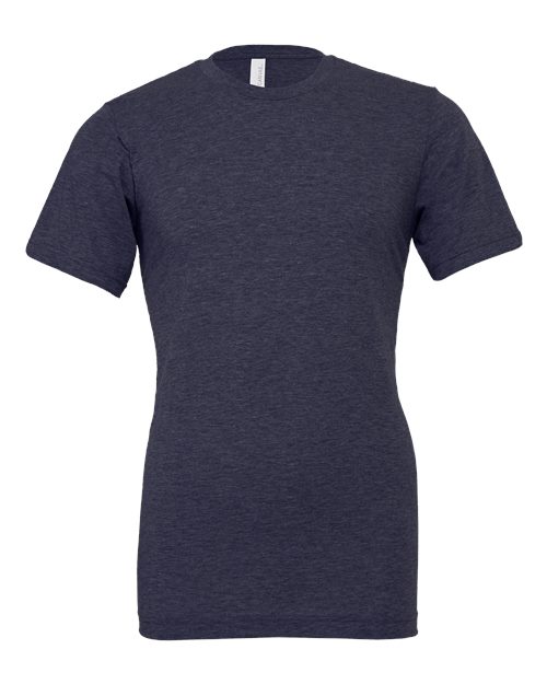 Heather Midnight Navy - BELLA + CANVAS 3001CVC - Size: 2XL