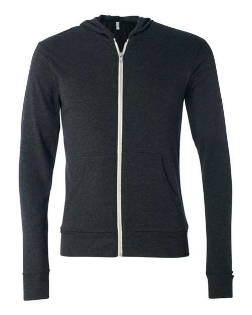 Charcoal Black Triblend - BELLA + CANVAS 3939 - Size: 2XL